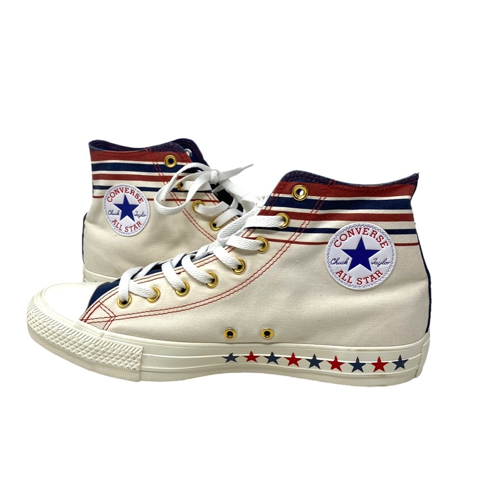 Converse Ctas High Top Canvas White Men Size Sneakers Custom 165816C-WHITEOFFBUX - Picture 9 of 12